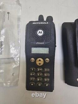 Motorola PR400 Two Way Radio 64 CH 146-174 MHZ VHF Full Keypad AAH65KDH9AA4AN