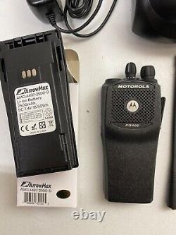 Motorola PR400 UHF 16 Channel Two-Way Radio AAH65RDC9AA2AN New Accessories B617
