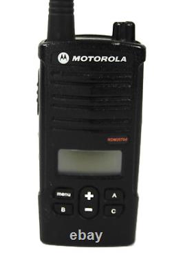 Motorola RDM2070D Walmart VHF Two-Way Radio with Battery Cradle Charger Working