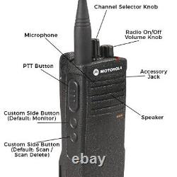 Motorola RDU4100 (1-Radio) Business Two Way Radio, With Long Battery life