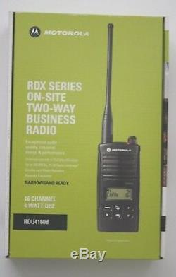 Motorola RDU4160D 16 Channel 4 Watt UHF On-Site Two-Way Business Radio