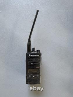 Motorola RDU4160D 16-Channel Two-Way Radio Black + 2 -6 Bank Chargers