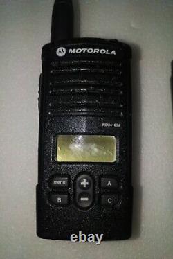 Motorola RDU4163d Handheld UHF Portable Two Way Radio Used with Free Shipping