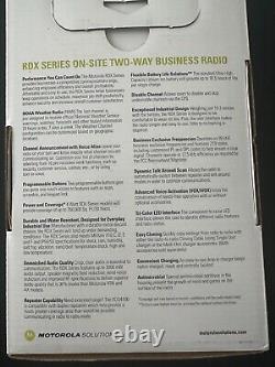 Motorola RDX RDU4100 10-Channel UHF Water-Resistant Two Way Radio NEW