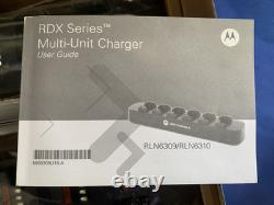 Motorola RLN6309 CU30-E6116-000F Multi 6 Unit Charger for RDX Two-Way Radios