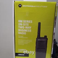 Motorola RMM2050 RM Series Two-Way Business Radio MURS 5 Channel 2W Black