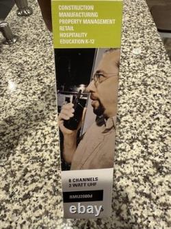 Motorola RMU2080 8-Channel Two-Way Radio Walkie Talkie. 6 Total Each at $160