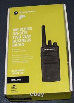 Motorola RMU2080d 8 CHANNEL 2 WATT Two-way Radio for Business