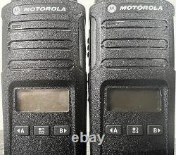 Motorola RMU2080d UHF Two Way Radio Set with Display & Full features 1 Charger