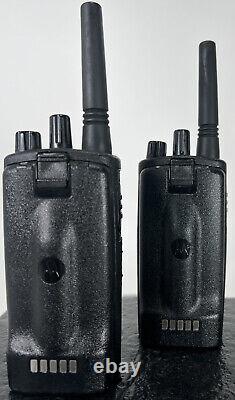 Motorola RMU2080d UHF Two Way Radio Set with Display & Full features 1 Charger