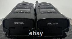 Motorola RMU2080d UHF Two Way Radio Set with Display & Full features 1 Charger