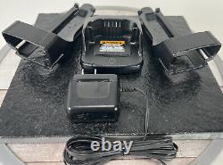 Motorola RMU2080d UHF Two Way Radio Set with Display & Full features 1 Charger