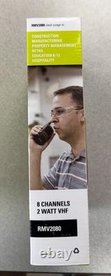 Motorola RMV2080 8-Channel Two-Way Radio Walkie Talkie