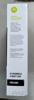 Motorola RMV2080 8-Channel Two-Way Radio Walkie Talkie