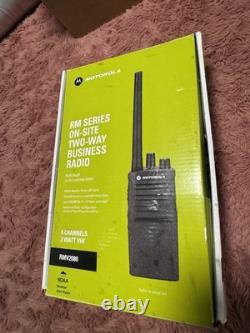 Motorola RMV2080 On Site 8 Channel VHF Rugged Two-Way Business Radio NEW