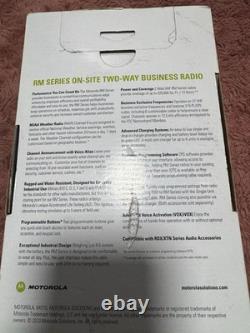 Motorola RMV2080 On Site 8 Channel VHF Rugged Two-Way Business Radio NEW
