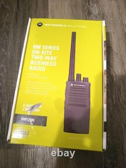 Motorola RMV2080 On-Site 8 Channel VHF Rugged Two-Way Business Radio with NOAA