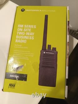Motorola RMV2080 On-Site 8 Channel VHF Rugged Two-Way Business Radio with NOAA