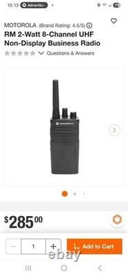 Motorola RMV2080 Two Way Radio