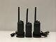 Motorola Rmv2080 Two-way Business Radio (3-pack) With 2 Chargers Included