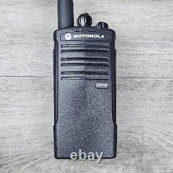 Motorola Radius CP110 2W 2 Channel MURS VHF Two Way Business Radio With2 Batteries