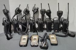 Motorola Radius CP200 UHF 438-470 MHz Portable Two-Way Radio Lot of 11 Untested