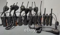 Motorola Radius CP200 UHF 438-470 MHz Portable Two-Way Radio Lot of 11 Untested