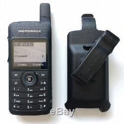 Motorola SL7550 UHF 403-470 Digital Two Way Radio AAH81QCN9NA2AN with Holster GOOD