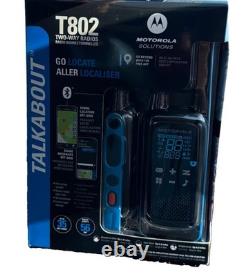 Motorola Solutions Portable FRS T802 Talkabout Two-Way Radios Walkie Talkie