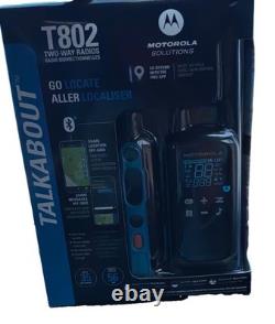 Motorola Solutions Portable FRS T802 Talkabout Two-Way Radios Walkie Talkie