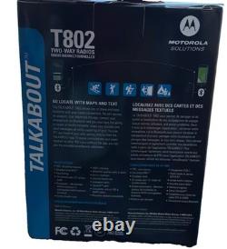 Motorola Solutions Portable FRS T802 Talkabout Two-Way Radios Walkie Talkie
