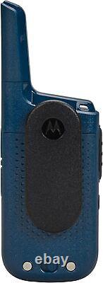 Motorola Solutions T383 Two-Way Radios Rechargeable Blue 2 Pack