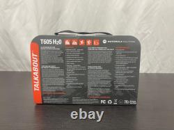 Motorola Solutions T605 H2O, Talkabout, Two-Way Radios Orange WithBlack, 2 Pack