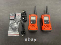 Motorola Solutions T605 H2O, Talkabout, Two-Way Radios Orange WithBlack, 2 Pack