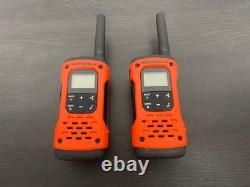 Motorola Solutions T605 H2O, Talkabout, Two-Way Radios Orange WithBlack, 2 Pack