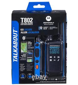 Motorola Solutions T802 Two Way Radios with 2 PTT Earpieces, Bluetooth 2-Pack