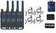 Motorola Solutions T802 Two Way Radios With 4 Ptt Earpieces, Bluetooth 4-pack