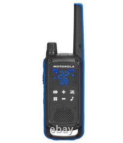 Motorola Solutions T802 Two Way Radios with 4 Speaker Mics Bluetooth 4-Pack