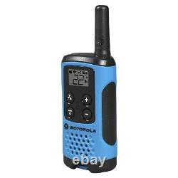 Motorola Solutions Talkabout T100 Walkie Talkie 18-Pack Two-Way Radios, Blue