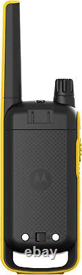 Motorola Solutions Talkabout T475 Extreme Two-Way Radio Black WithYellow Rechargea