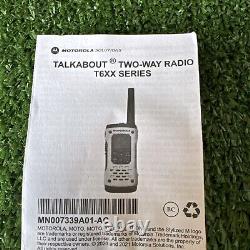 Motorola Solutions Talkabout T605 H20 Two-Way Radios Open Box