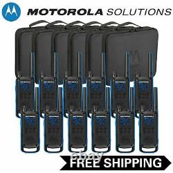 Motorola Solutions Talkabout T800 Two-Way Radios, 12 Pack, Black & Blue