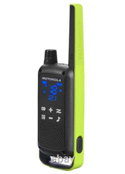 Motorola Solutions Talkabout T803 Two Way Radio With 2 PTT Earpieces Charging Dock
