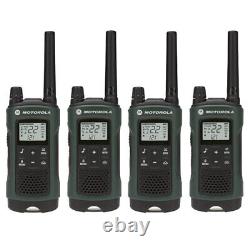 Motorola T465 22-Channel 35 Mile Weatherproof NOAA Two-Way Radios 4-pk