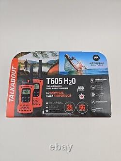 Motorola T605 H2O Two-Way Radios 22 Channel, 35 Mile 2 radios