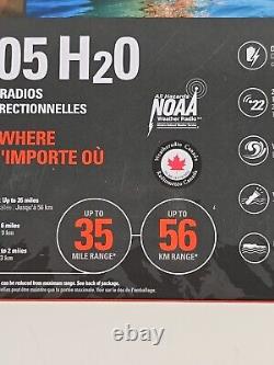 Motorola T605 H2O Two-Way Radios 22 Channel, 35 Mile 2 radios