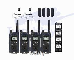 Motorola TALKABOUT T460 Two Way Radio 22 Ch Walkie Talkie push to talk 4-PACK