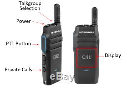 Motorola TLK-100 4G LTE WiFi Two Way Radio Push To Talk Private Call