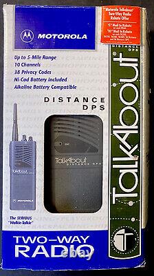Motorola Talkabout Distance Dps 5 Mile Two-way Radio