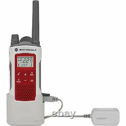 Motorola Talkabout Emergency Preparedness Two-Way Radio, White/Red